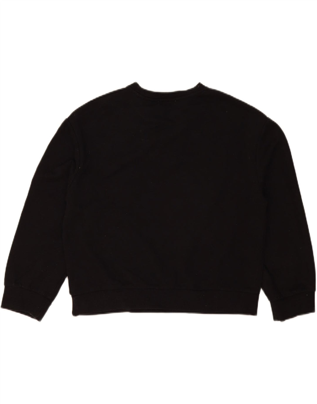 Zara Sweat-shirt surdimensionné pour femme UK 10 Petit Noir