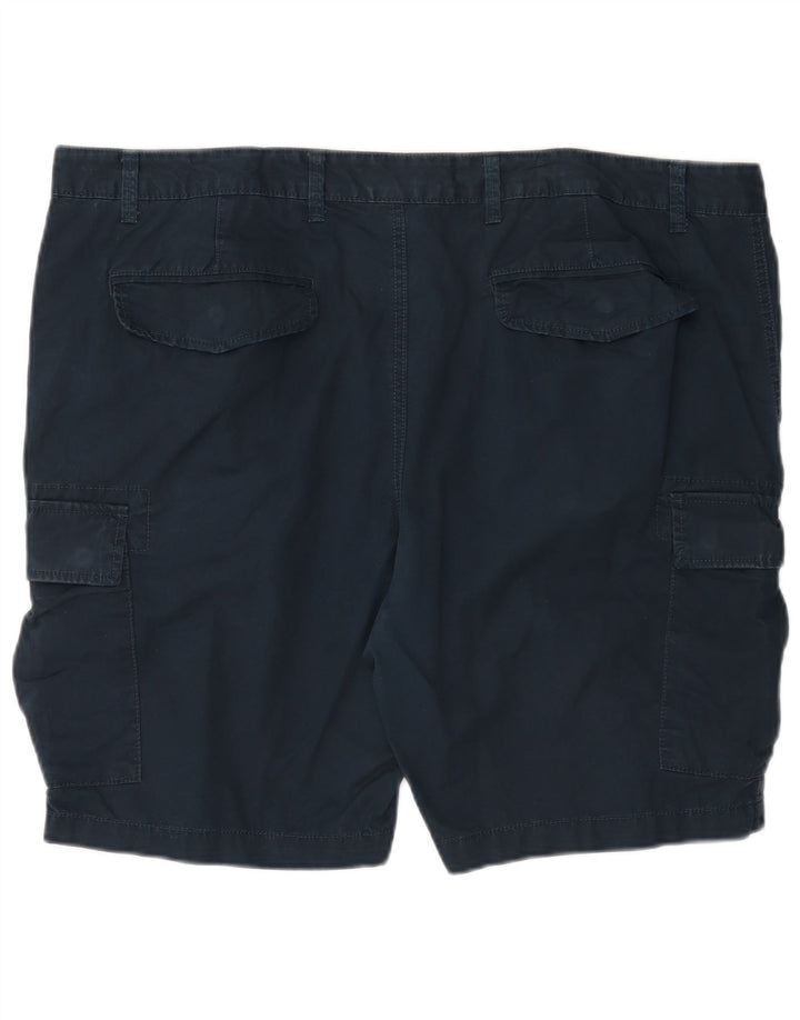 Marks & Spencer Short Cargo Homme W44 2XL Bleu Marine Coton