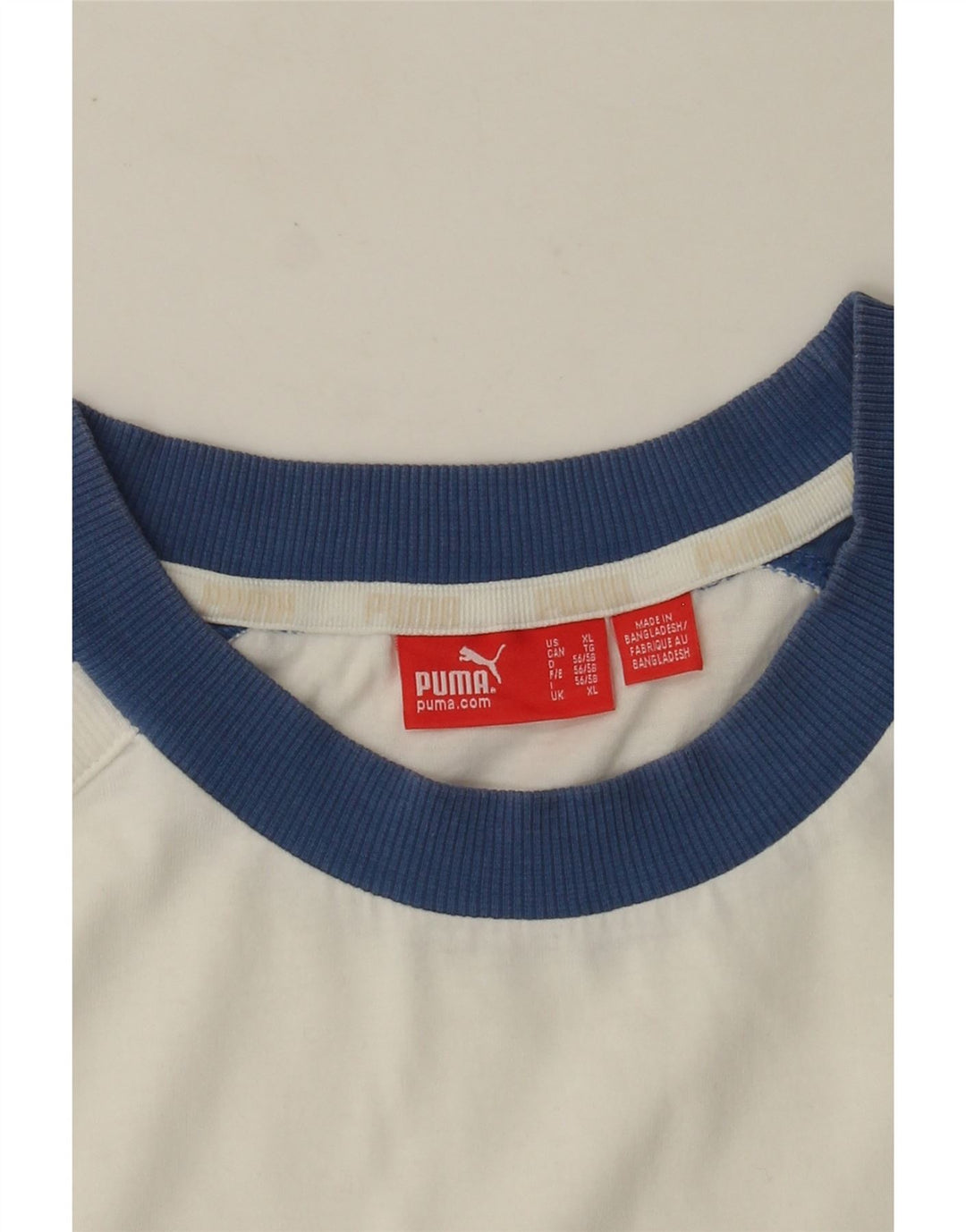 PUMA Débardeur Graphic Homme XL Blanc Colorblock