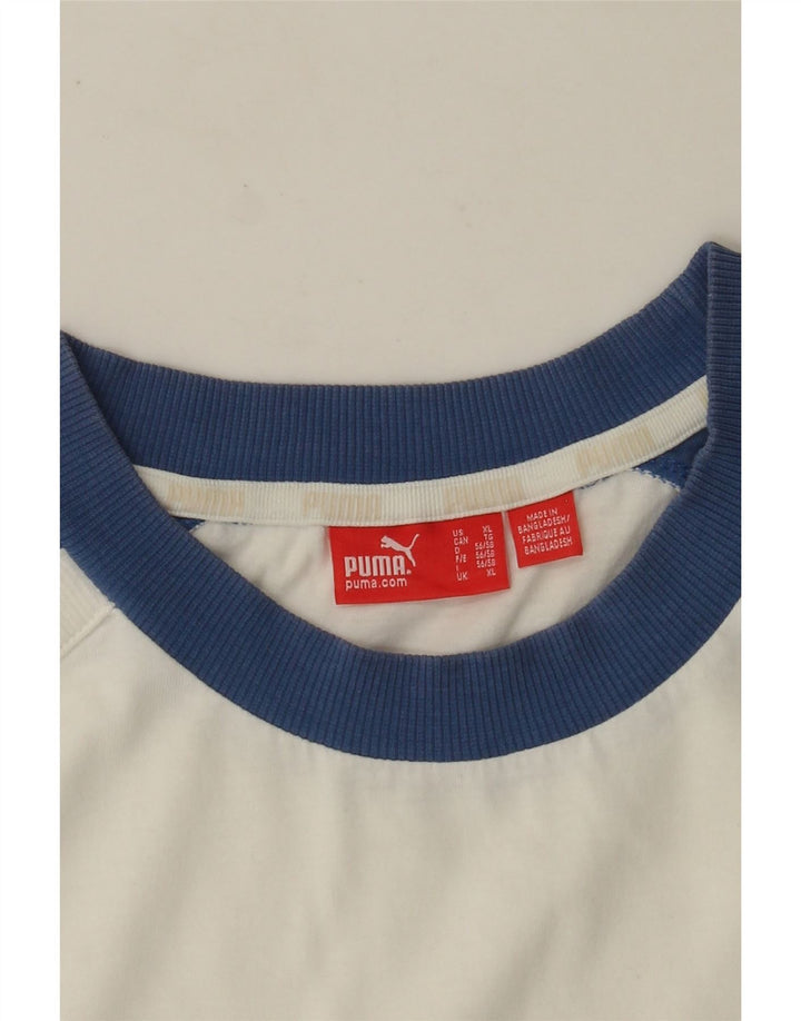 PUMA Débardeur Graphic Homme XL Blanc Colorblock