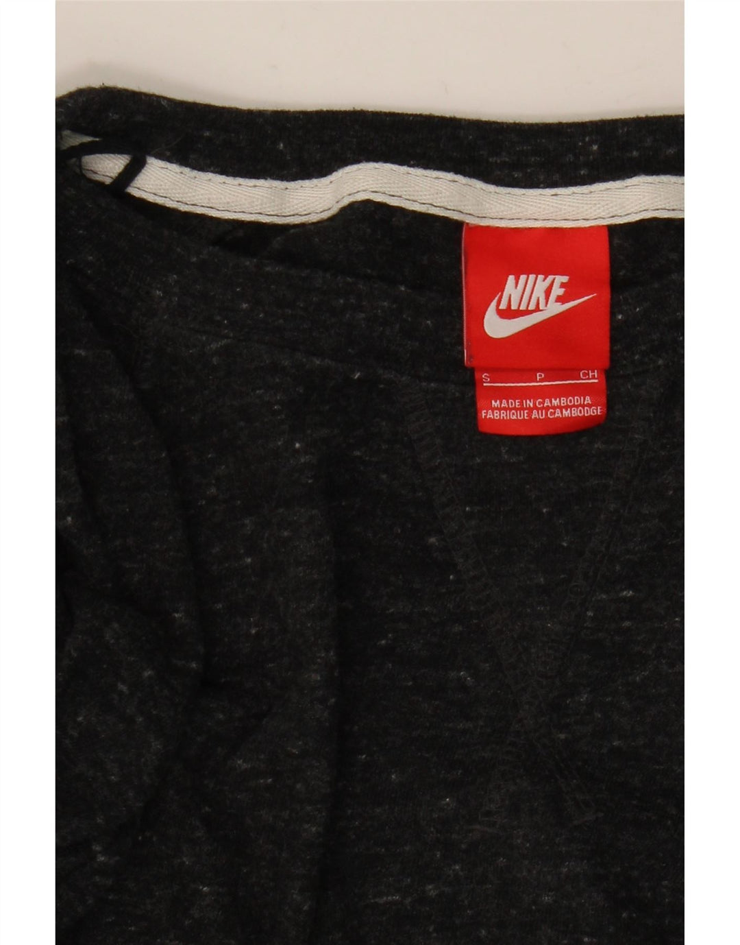 NIKE Sweat-shirt graphique pour femme UK 10 Petit noir moucheté