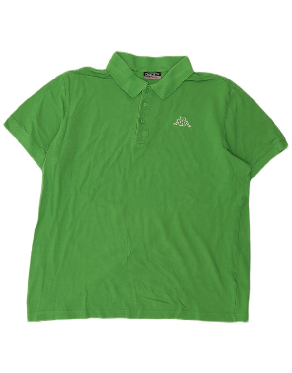 Kappa Polo Homme 2XL Vert Coton