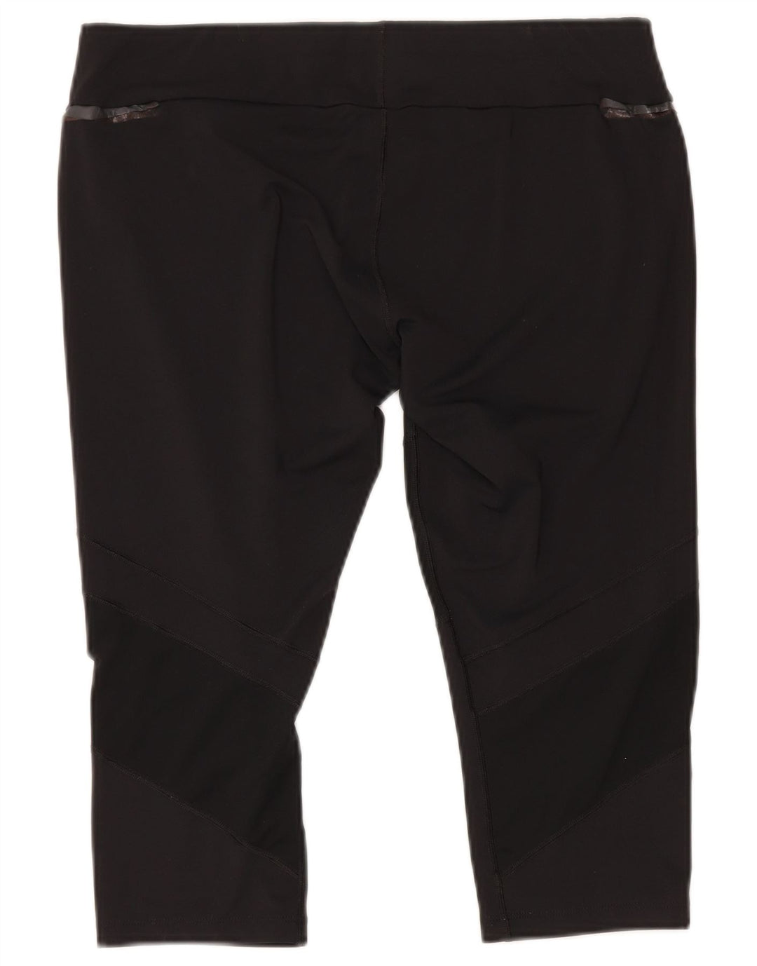 Asics Capri Leggings Femme UK 18 XL Noir Polyester