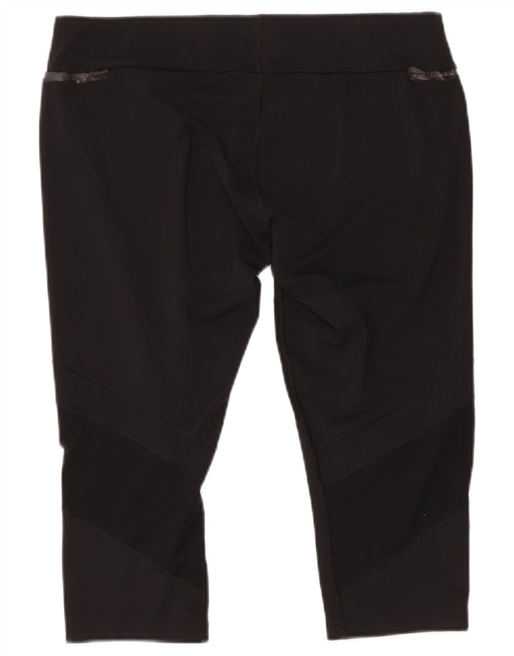 Asics Capri Leggings Femme UK 18 XL Noir Polyester