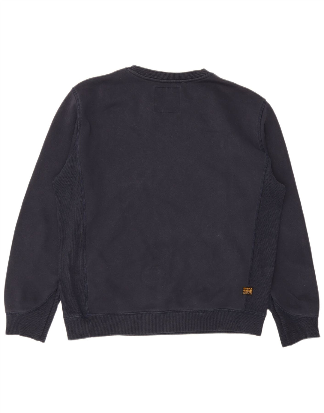 G-Star Homme Sweatshirt Jumper Large Bleu Marine Coton