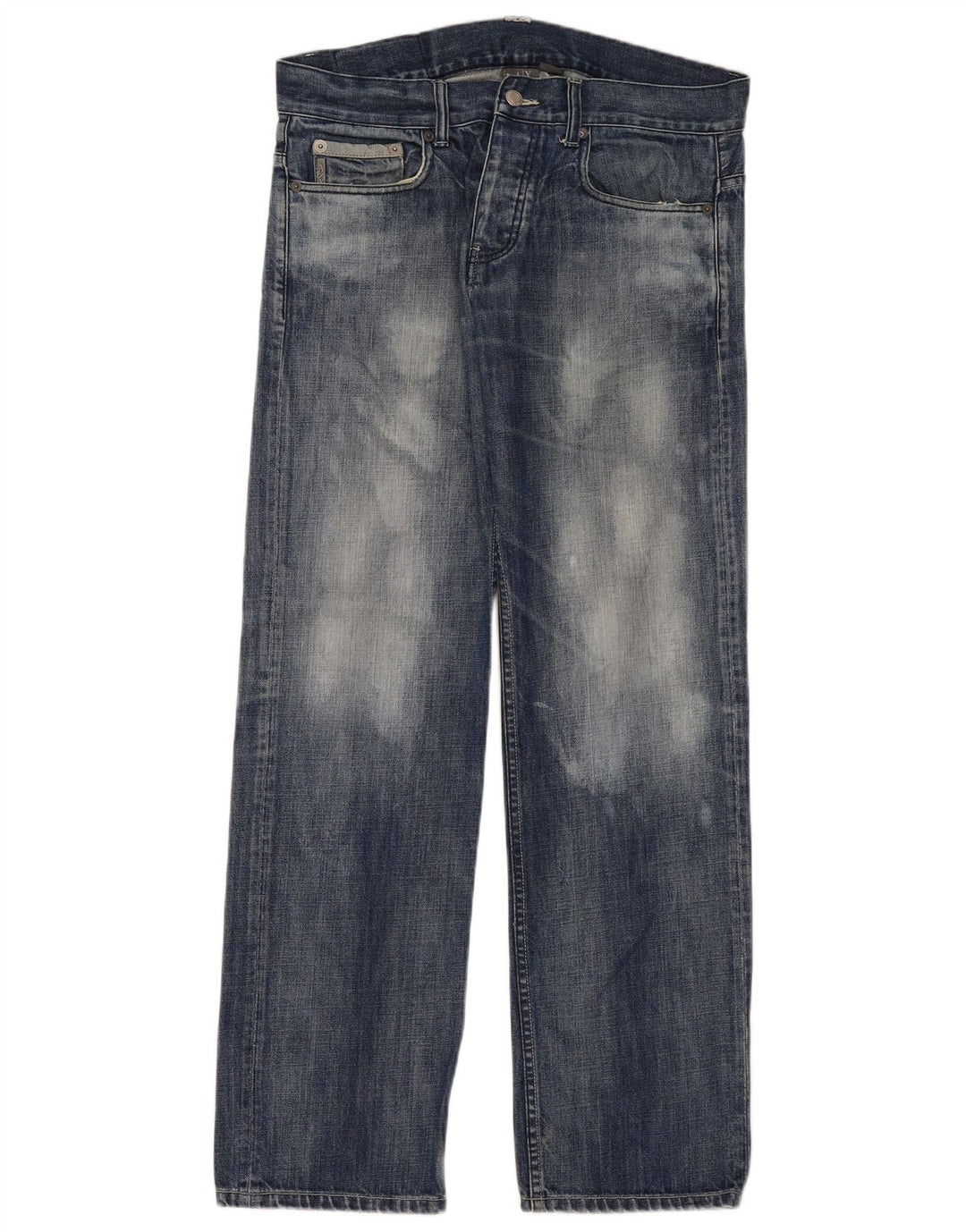 Armani Exchange Jeans Loose Homme W32 L32 Bleu Coton