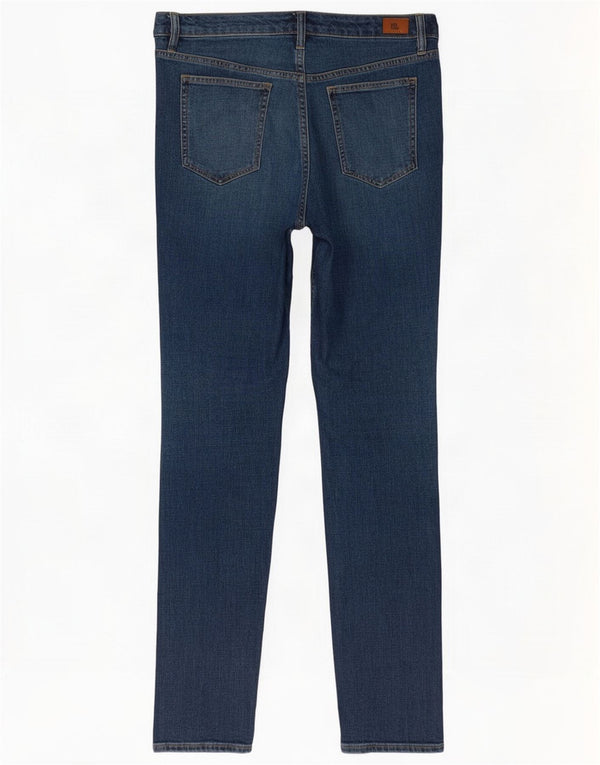 Ralph Lauren Jean slim taille haute pour femme US 14 XL W34 L29 Bleu coton