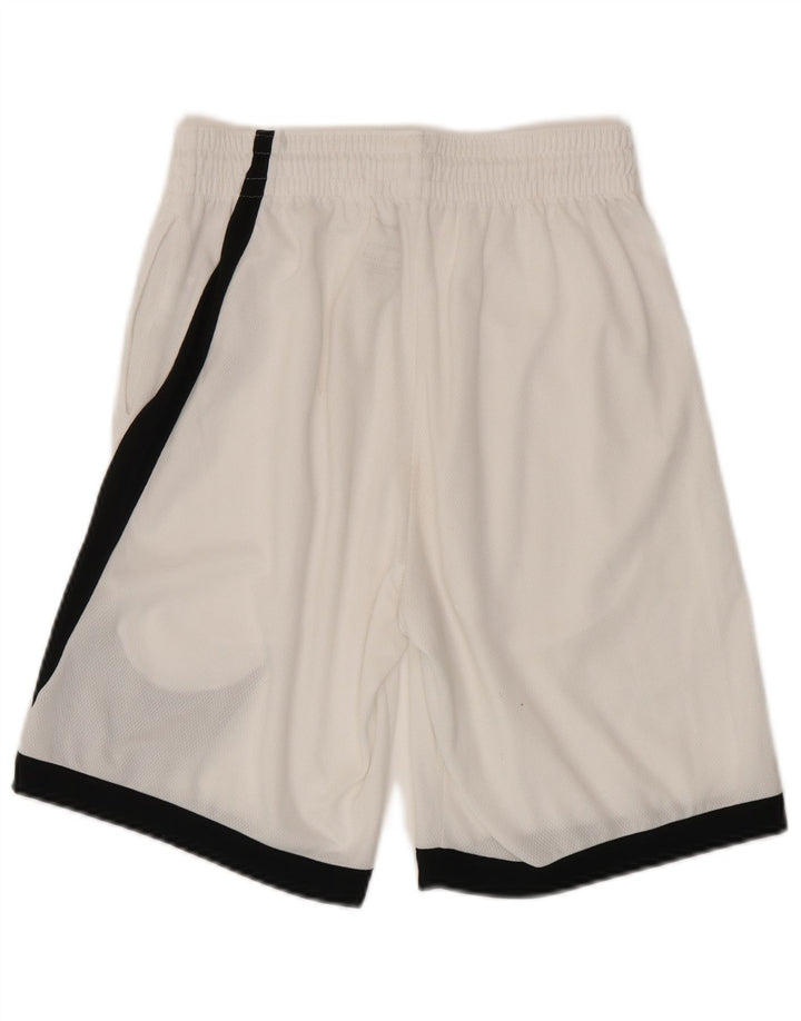 Nike Short de sport Dri Fit pour homme Taille S en polyester color block blanc