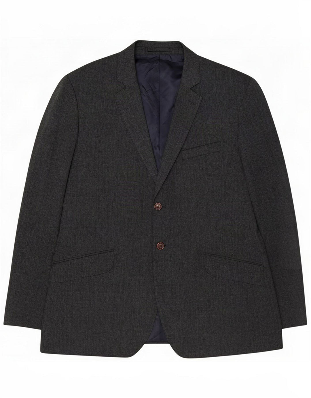 Crew Clothing Veste blazer à 2 boutons pour homme UK 44 2XL Gris Polyester