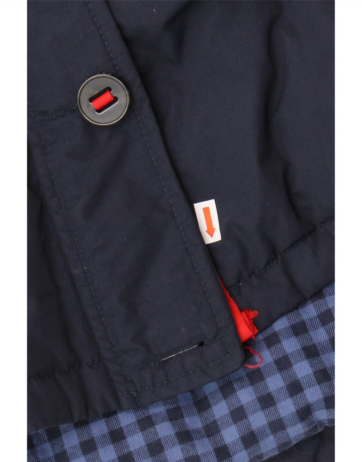 Fat Face Veste Parka à capuche pour femme UK 14 Medium Bleu marine Nylon