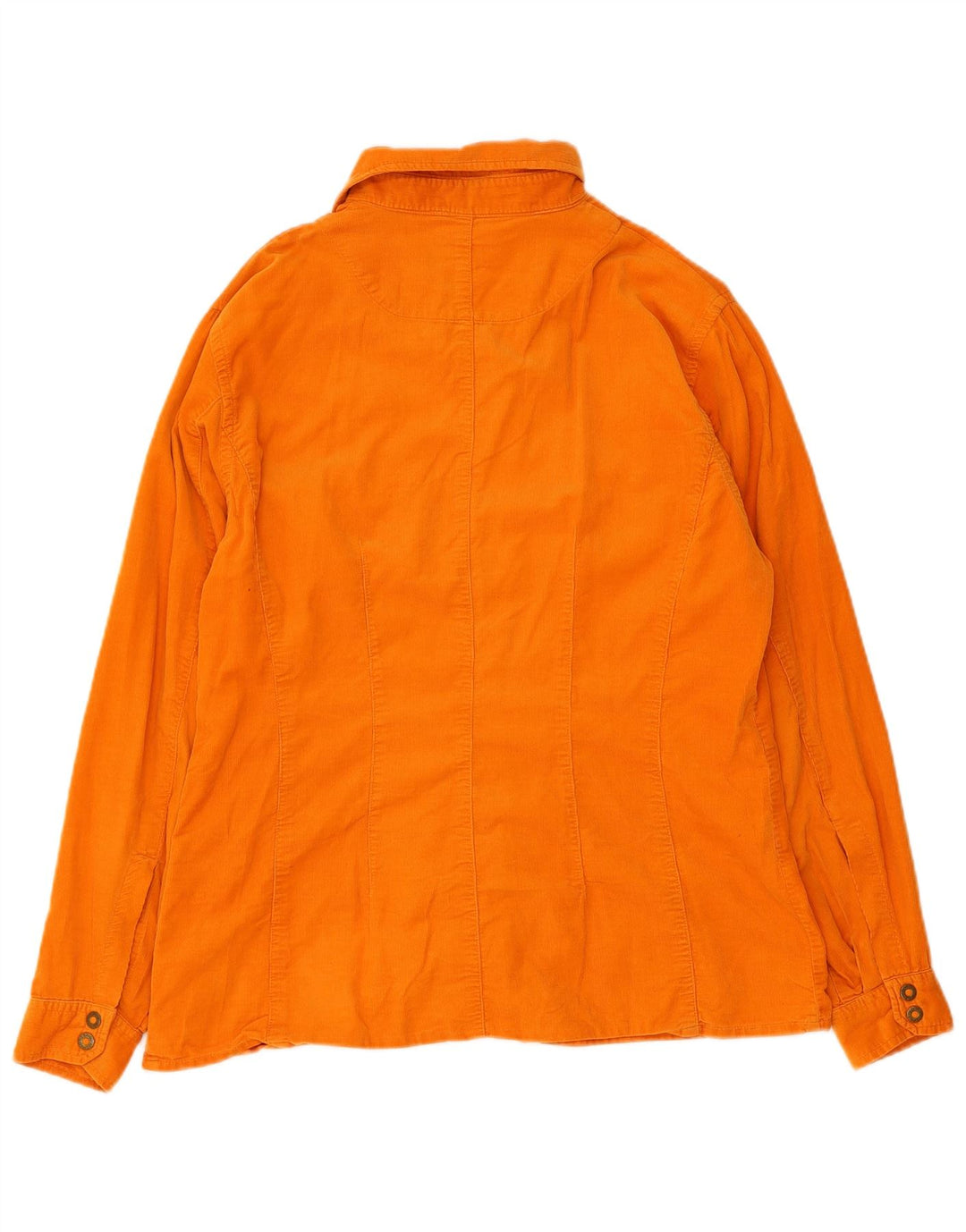 Esprit Veste en velours côtelé pour femme UK 16 Large Orange Cotton