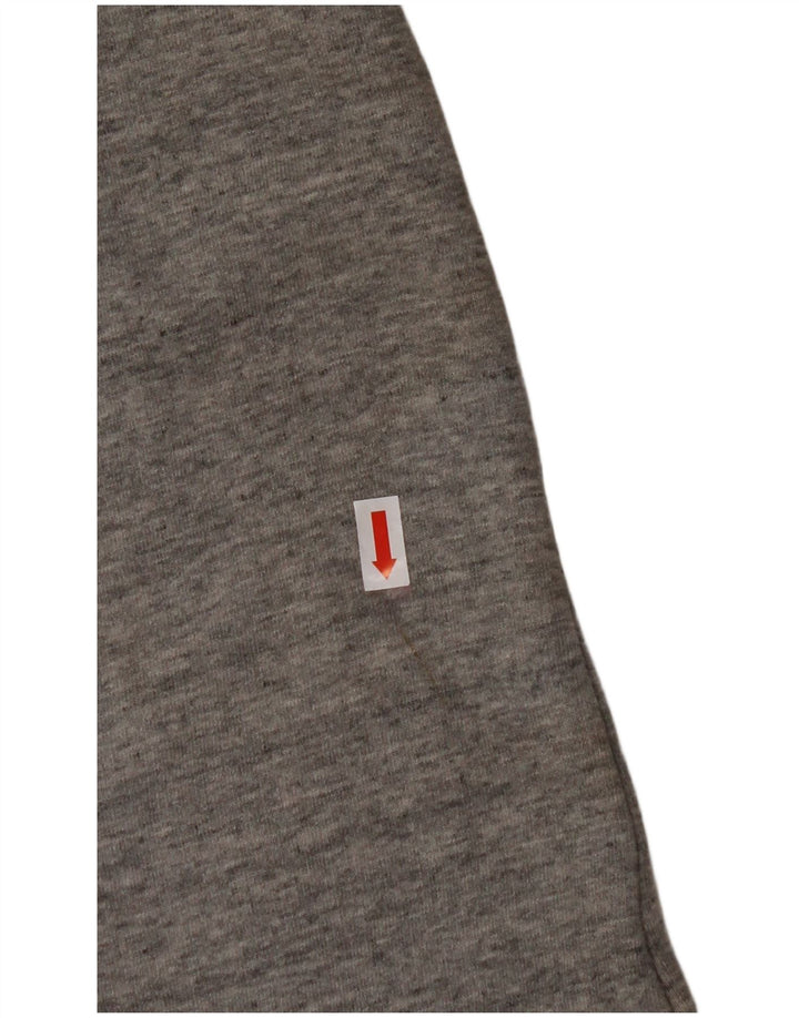 JACK WILLS Pull à capuche surdimensionné pour femme UK 10 Petit coton gris