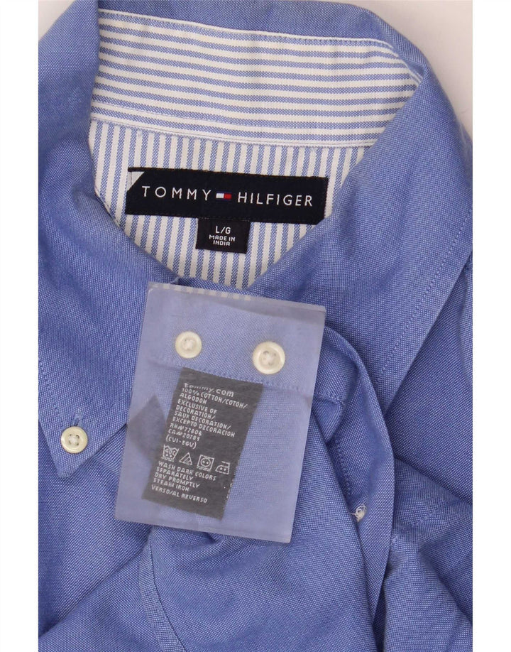 Tommy Hilfiger Chemise Homme Large Bleu Coton