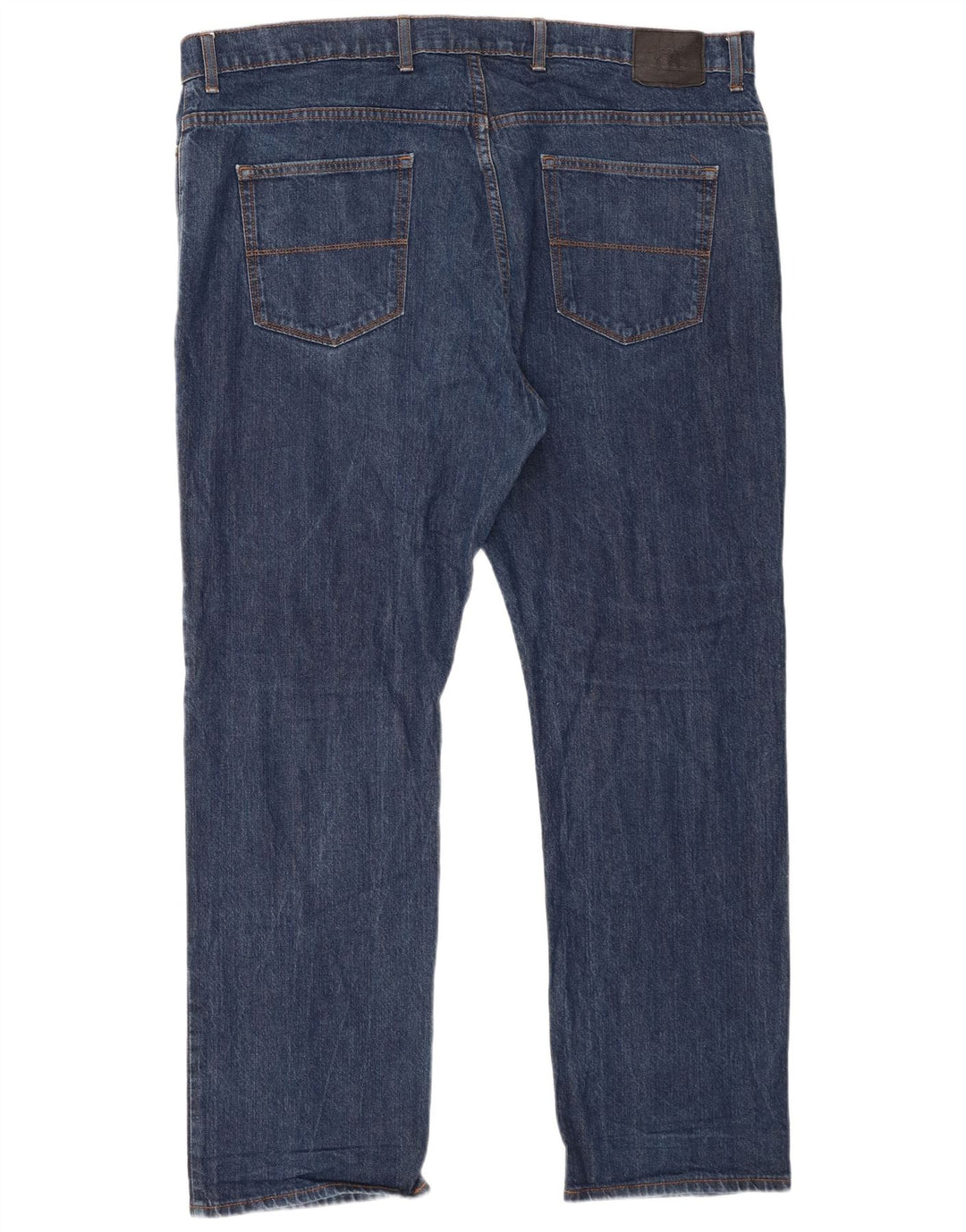 Marks & Spencer Jean droit régulier pour homme W42 L31 bleu coton