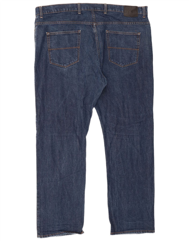 Marks & Spencer Jean droit régulier pour homme W42 L31 bleu coton