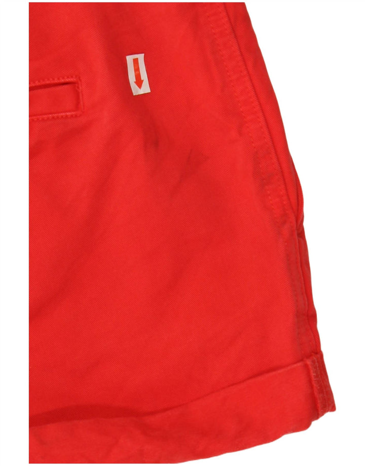 Jack Wills Short chino pour femme UK 12 Medium W32 Rouge