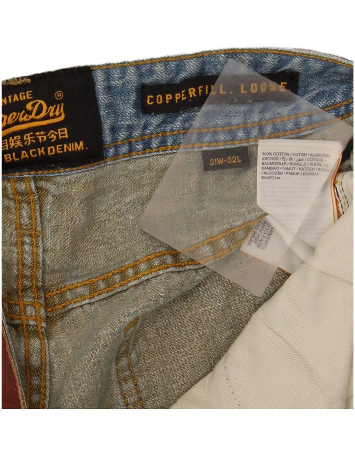Superdry Jean Ample Copperfill W31 L32 Homme Bleu Coton