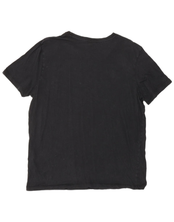 Jack & Jones T-Shirt Graphique Homme Top 2XL Noir Coton