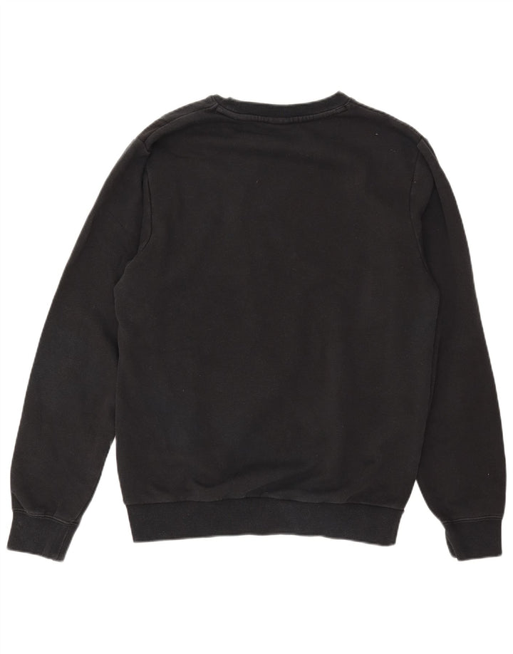 Nike Sweat-shirt graphique pour homme en coton noir Taille S