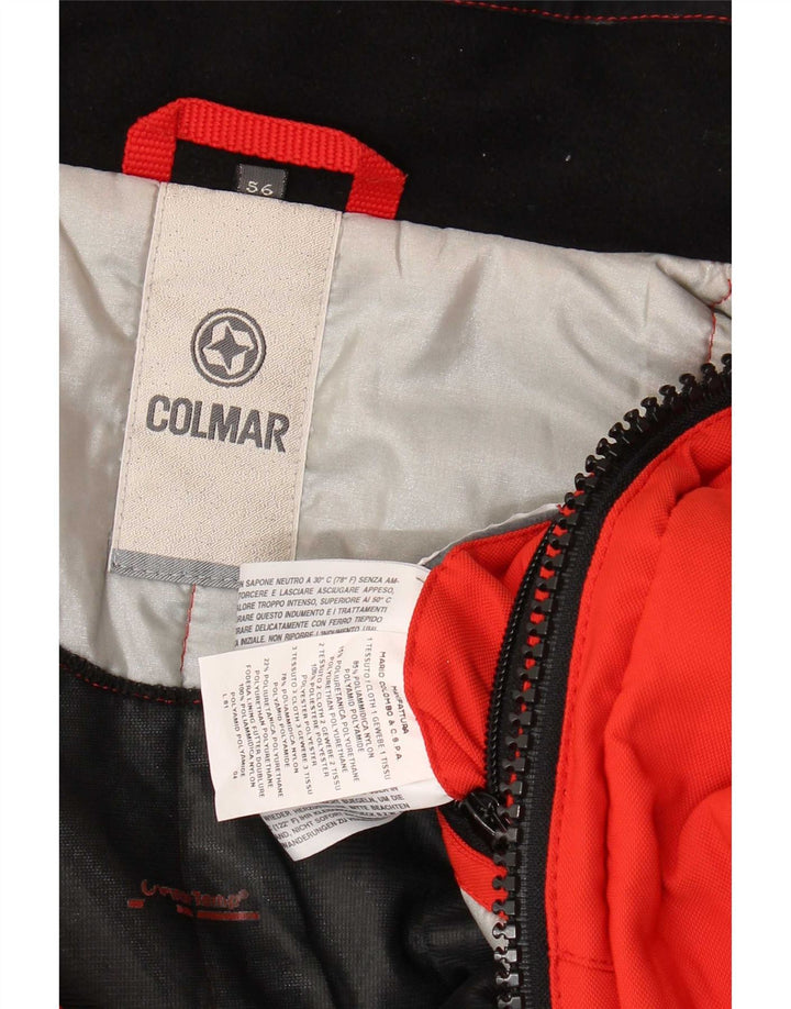 Colmar Veste de ski à capuche pour homme IT 56 XL Rouge Colourblock Polyamide