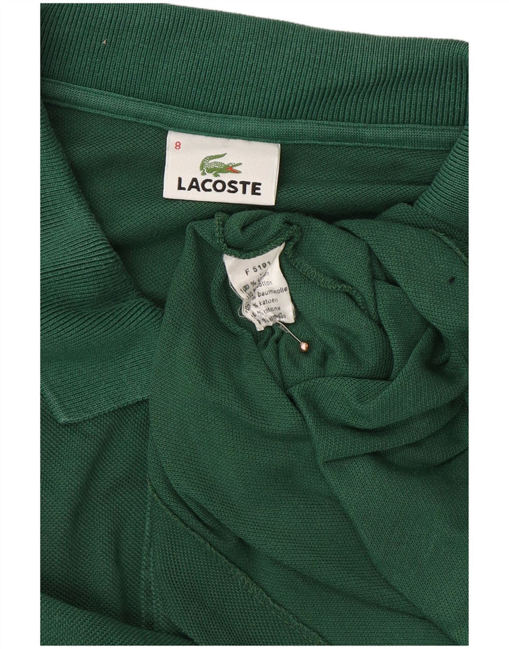 LACOSTE Polo Homme Taille 8 3XL Vert Coton