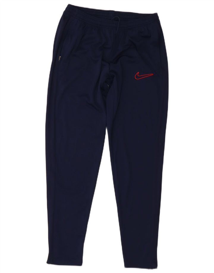 Nike Pantalon de survêtement Dri Fit pour homme Bleu marine moyen Polyester