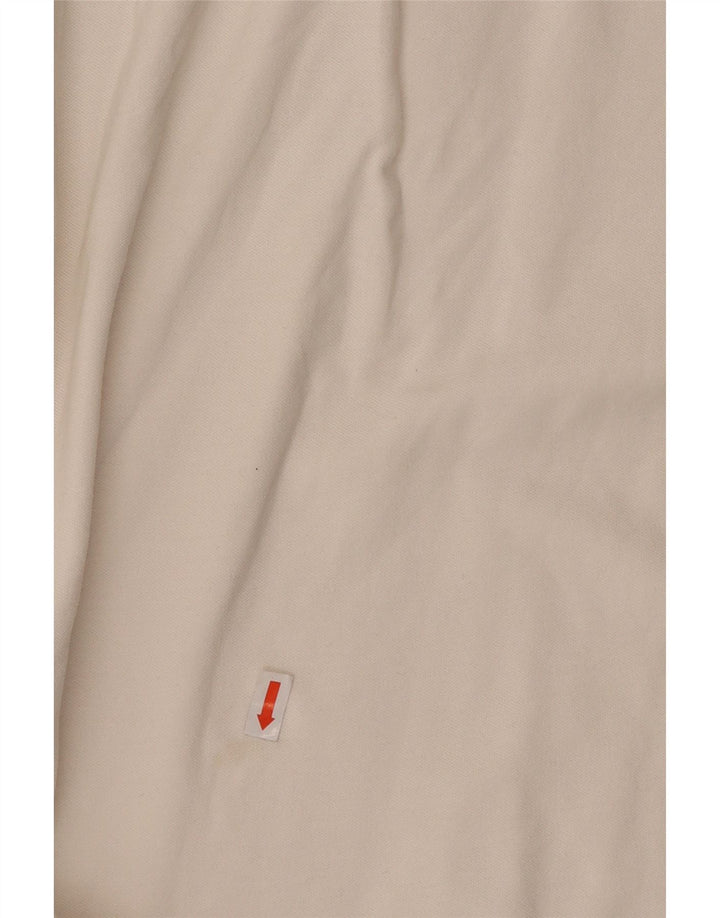 TRUSSARDI Polo de Rugby à Manches Longues pour Femme UK 18 XL Coton Blanc