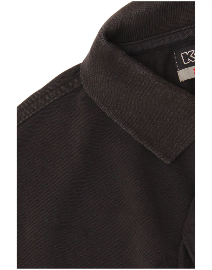 KAPPA Polo Homme XL Noir Coton