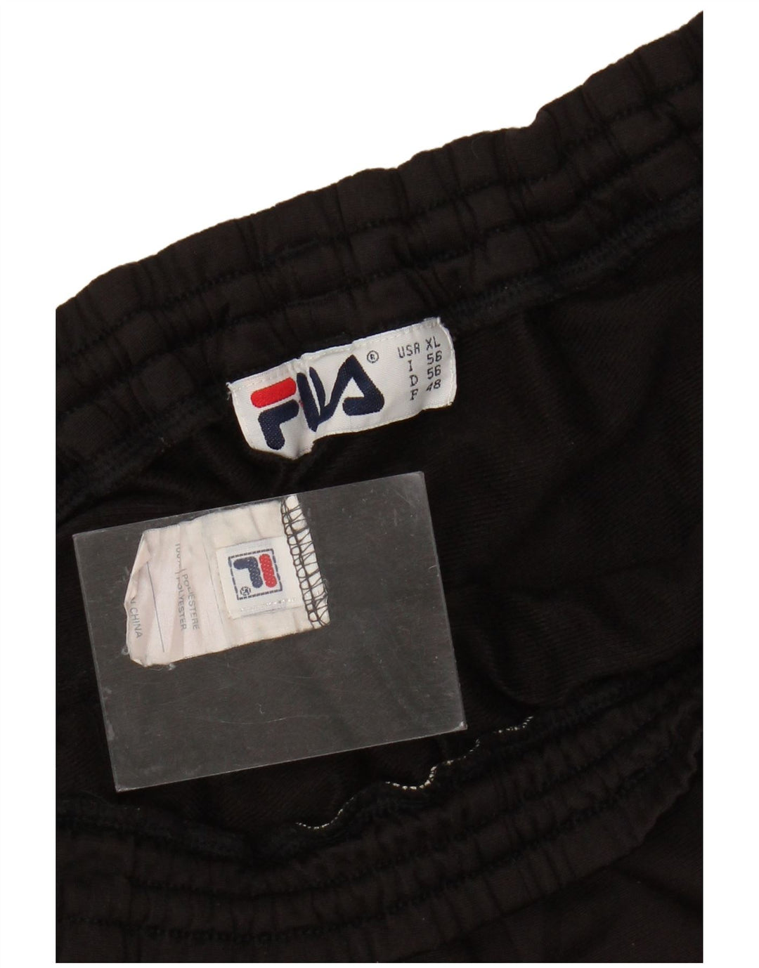 FILA Pantalon de Survêtement Homme XL Noir Polyester