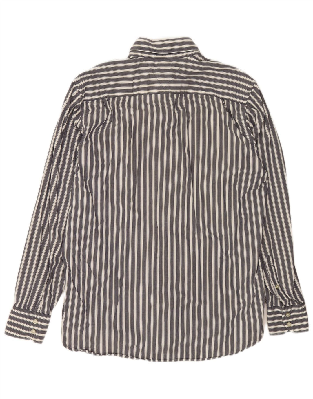 TOMMY HILFIGER Chemise Homme Coton Rayé Gris Moyen