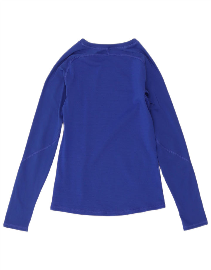 Adidas Garçon Climacool Top Manches Longues 11-12 ans Bleu Polyester