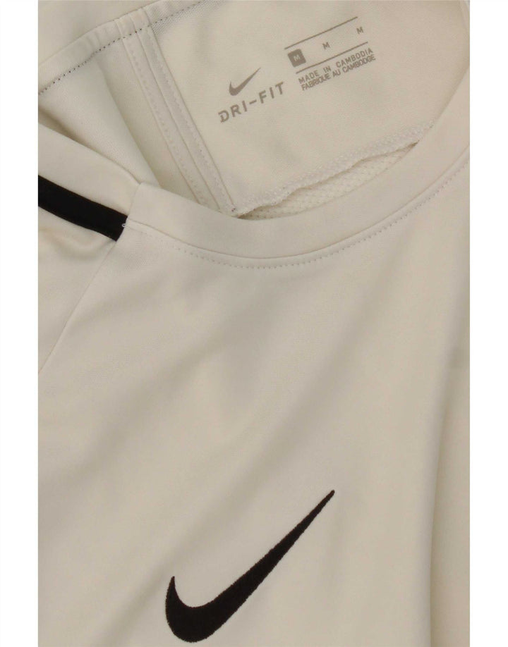 Nike Hommes Dri Fit T-Shirt Haut Blanc Moyen