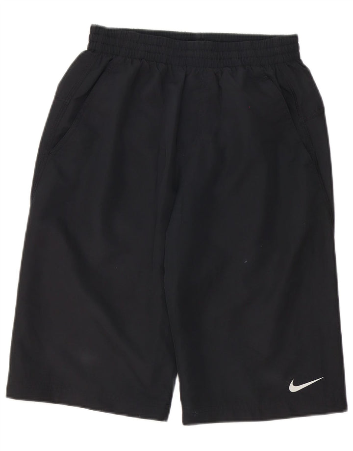 Nike Short de sport graphique pour garçon 12-13 ans Noir Taille L