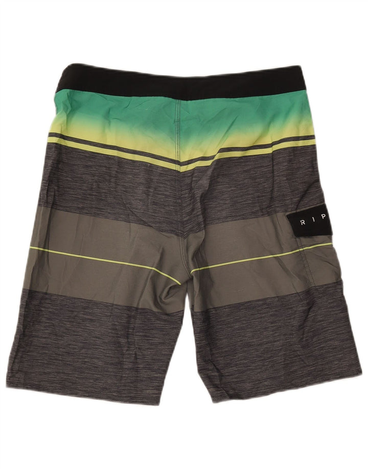 RIP CURL Short de Bain Homme Gris Moyen Colourblock