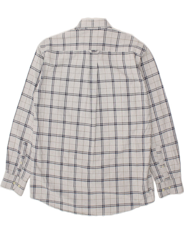 GANT Chemise Homme Gris Moyen Carreaux Coton