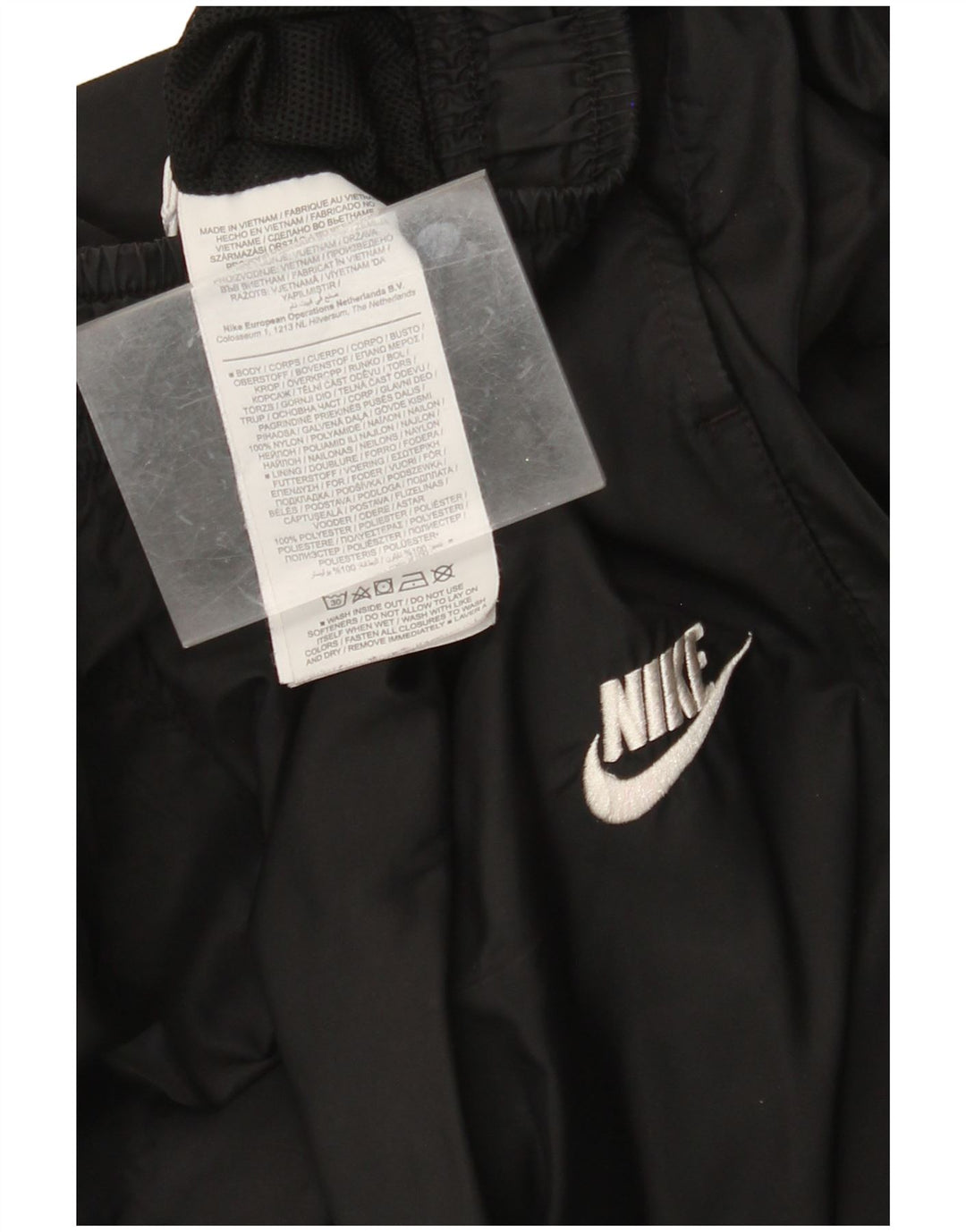 Nike Pantalon de survêtement pour homme en nylon noir Taille S