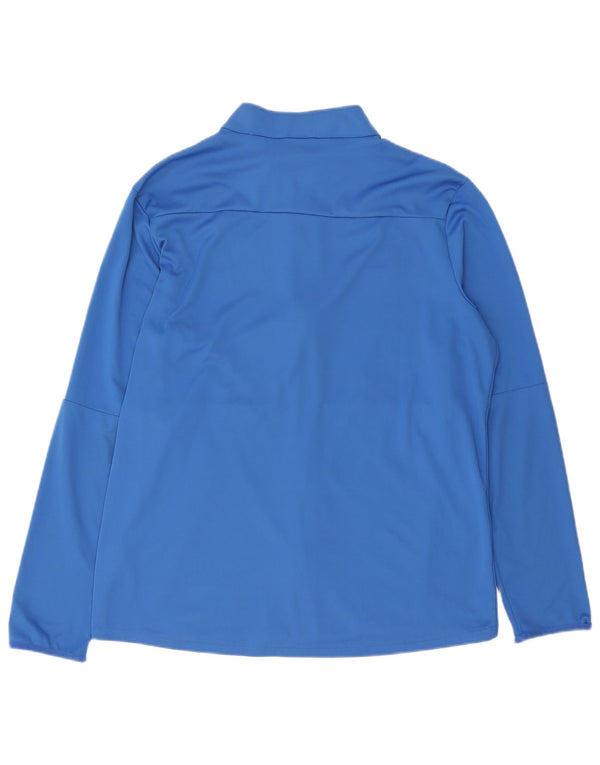 Nike Hommes Dri Fit Survêtement Top Veste XL Bleu Polyester