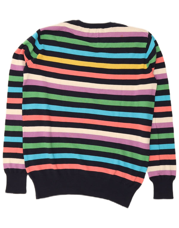 Gaudi Pull col rond homme XL coton rayé multicolore