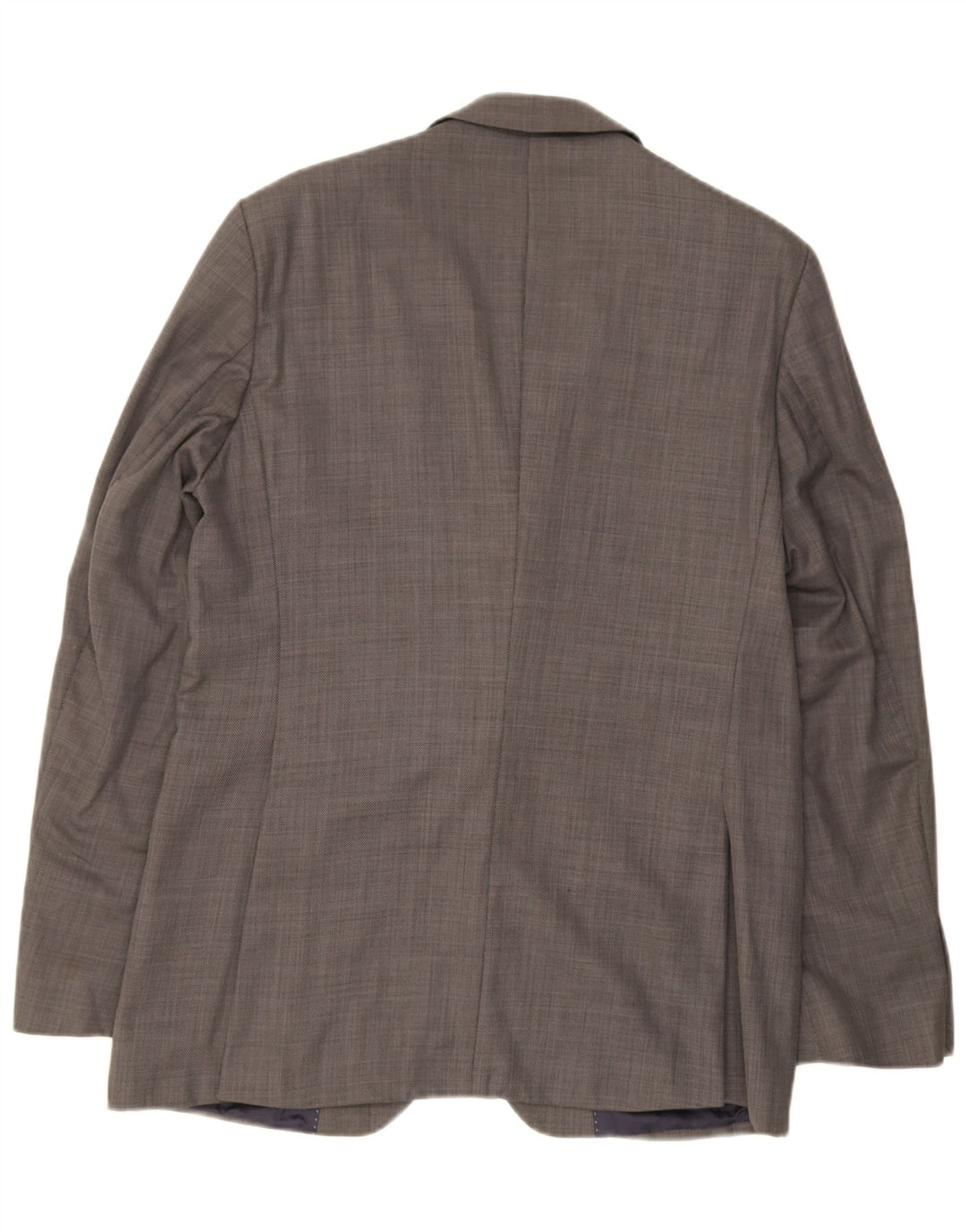 Zara Veste Blazer 2 Boutons Homme EU 52 Grande Laine Grise