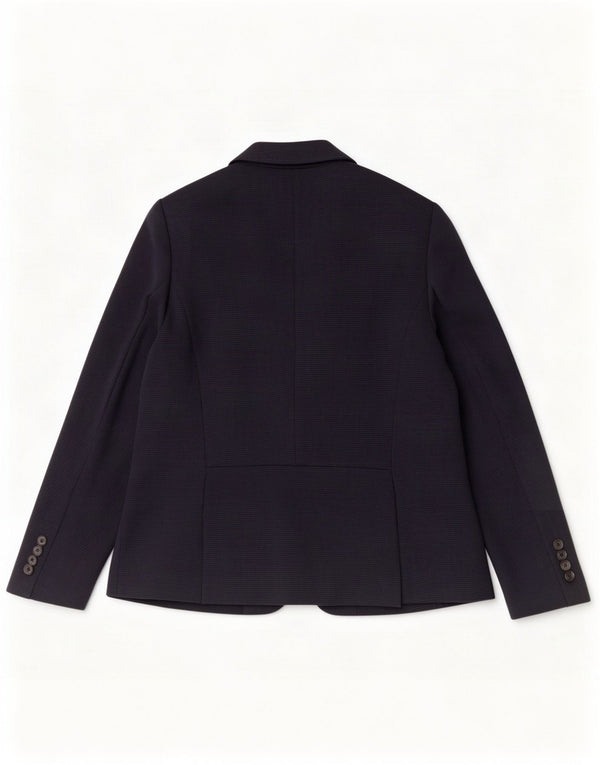 Marks & Spencer Veste blazer à 2 boutons pour femme UK 14 Grand coton bleu marine