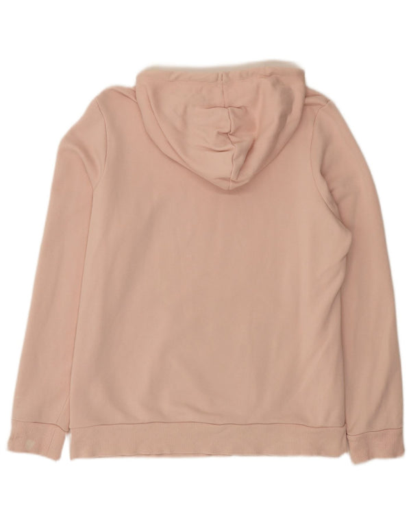 Puma Pull à capuche graphique pour femme UK 18 XL Rose Coton