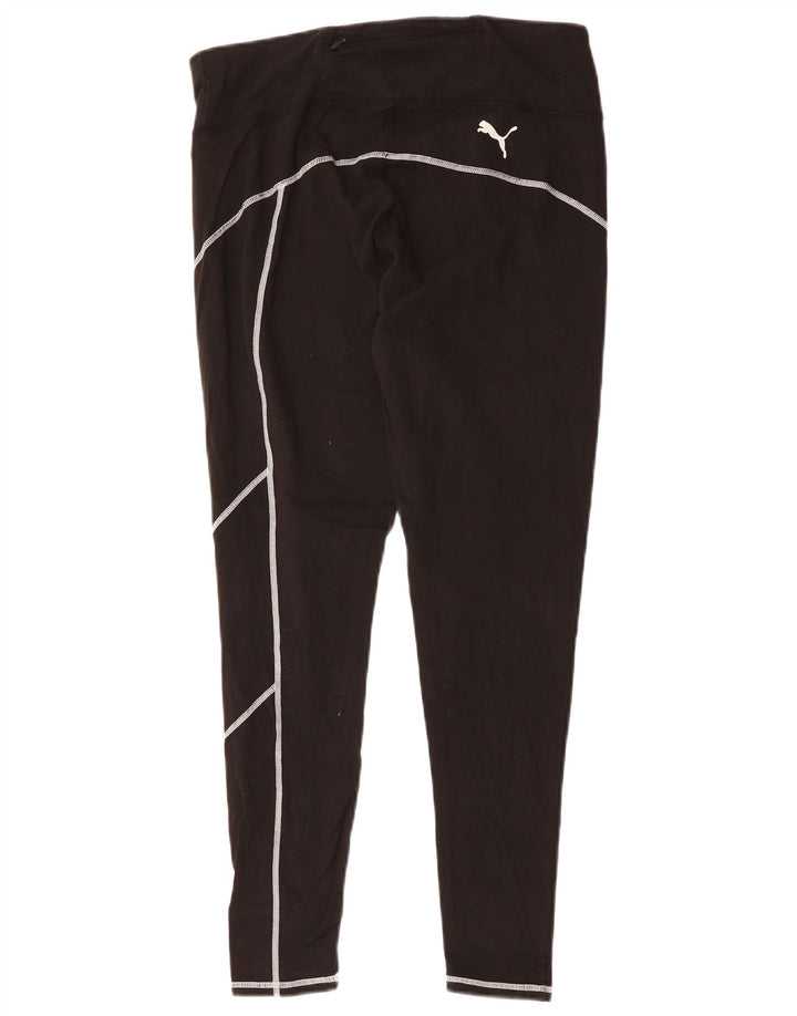 PUMA Legging BMW Motorsport pour femme UK 14 Large Noir Coton