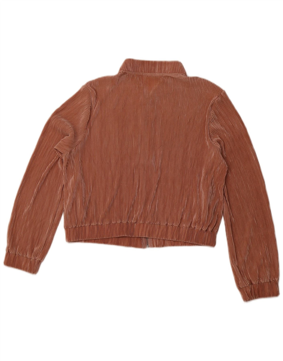 ZARA Veste Bomber Femme UK 16 Large Rose Polyester