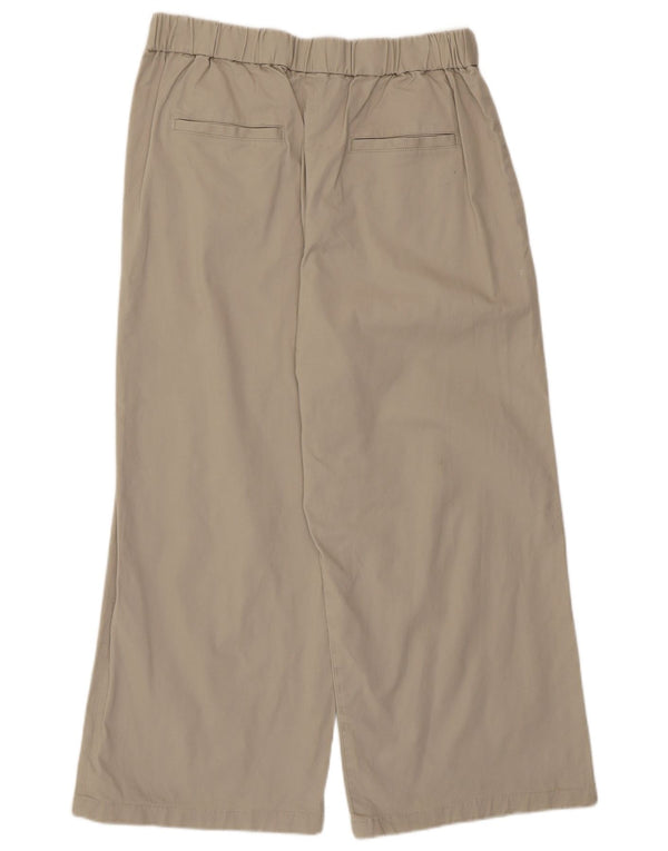French Connection Pantalon capri à chevilles pour femme UK 10 Small W30 L24 Beige