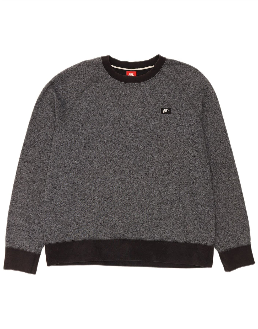 NIKE Sweat-shirt pour homme XL Gris Colorblock Coton