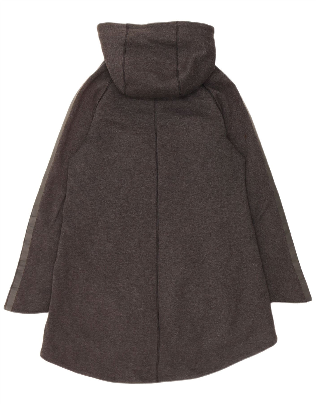 NIKE Manteau coupe-vent à capuche surdimensionné pour femme UK 10 Petit Gris Polyester