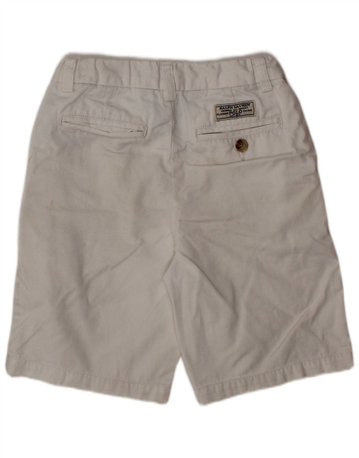 POLO RALPH LAUREN Short Chino Garçon 6-7 ans W22 Coton Blanc