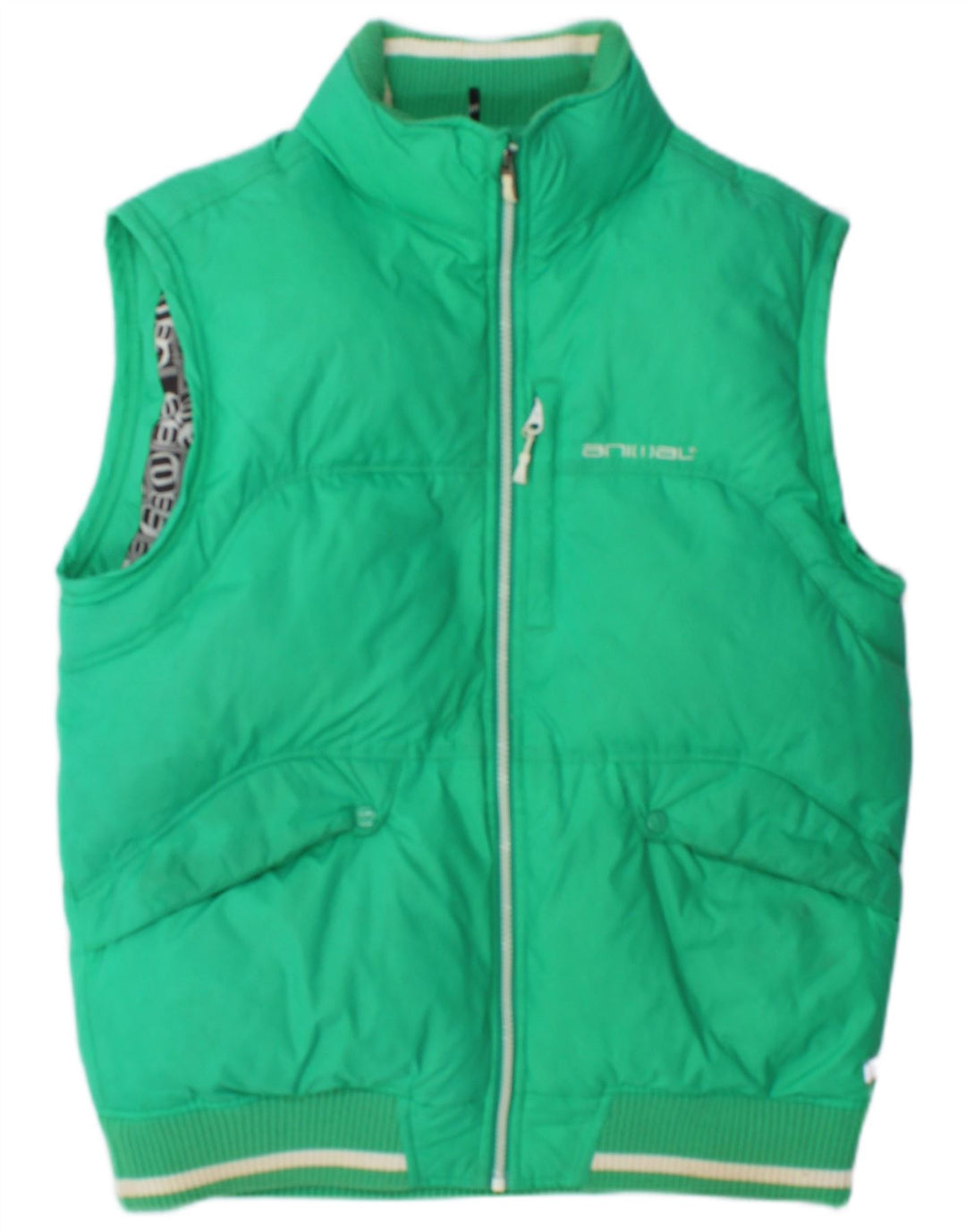 Animal Gilet rembourré pour homme UK 38 Nylon vert moyen