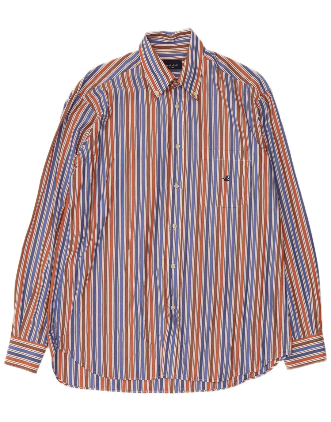 Brooksfield Chemise Homme Taille 41 Moyenne Rayée Multicolore