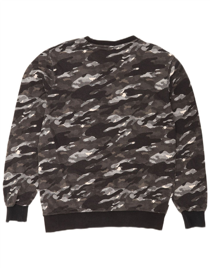 Puma Sweat-Shirt Graphique Homme Gris Moyen Camouflage